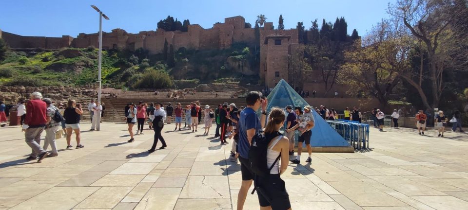 Turistas en Málaga