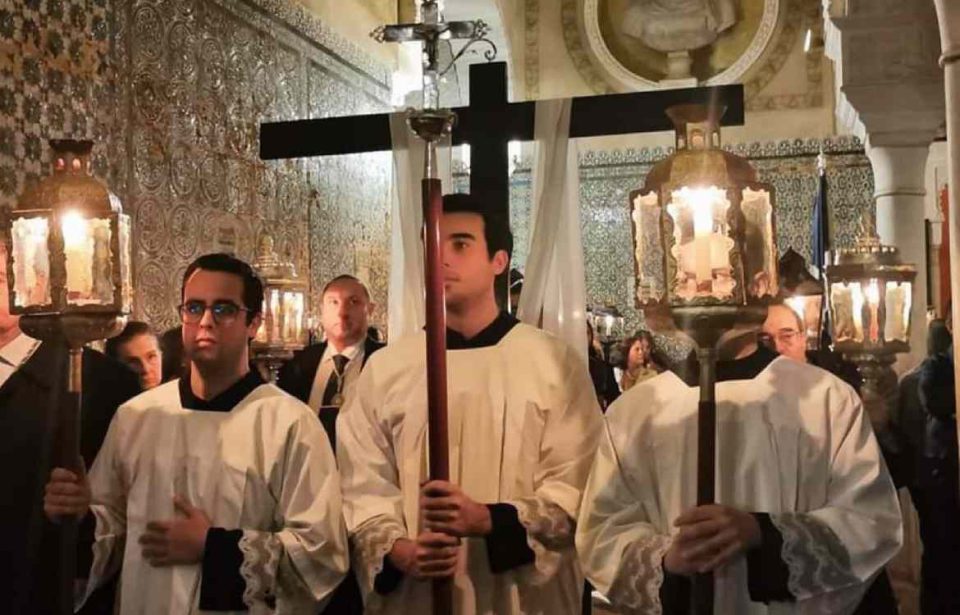 Hoy se celebra el Vía Crucis de la Pía Unión en la Casa de Pilatos.