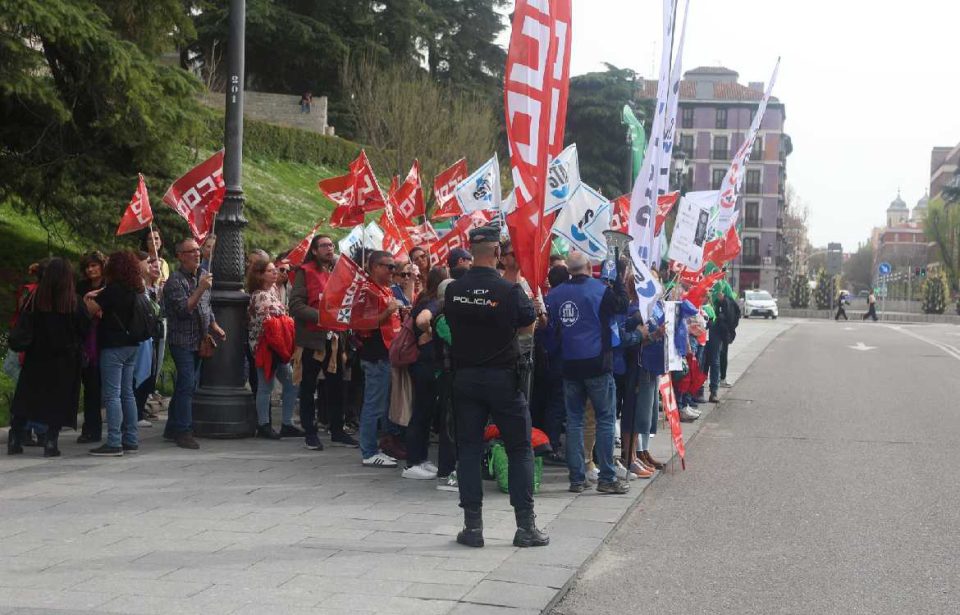 ccoo protesta