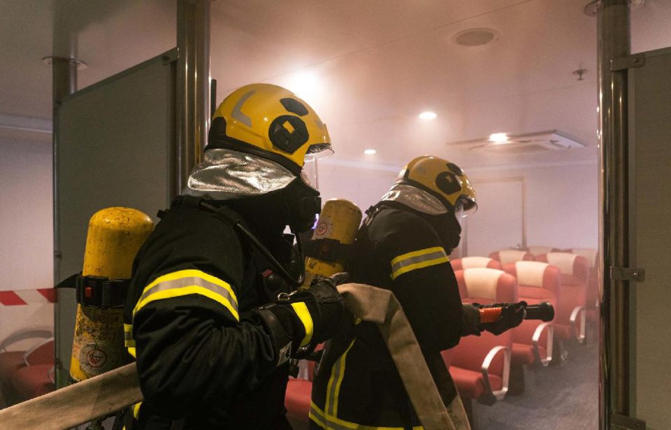 simulacro incendio algeciras