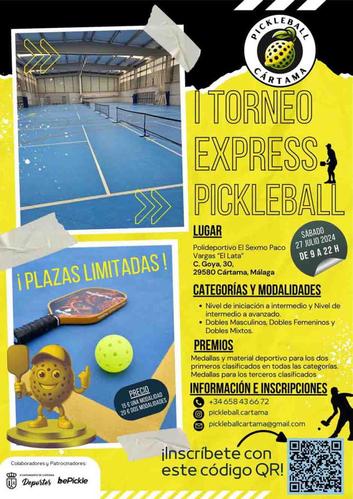 I Torneo Express de Pickleball Cártama