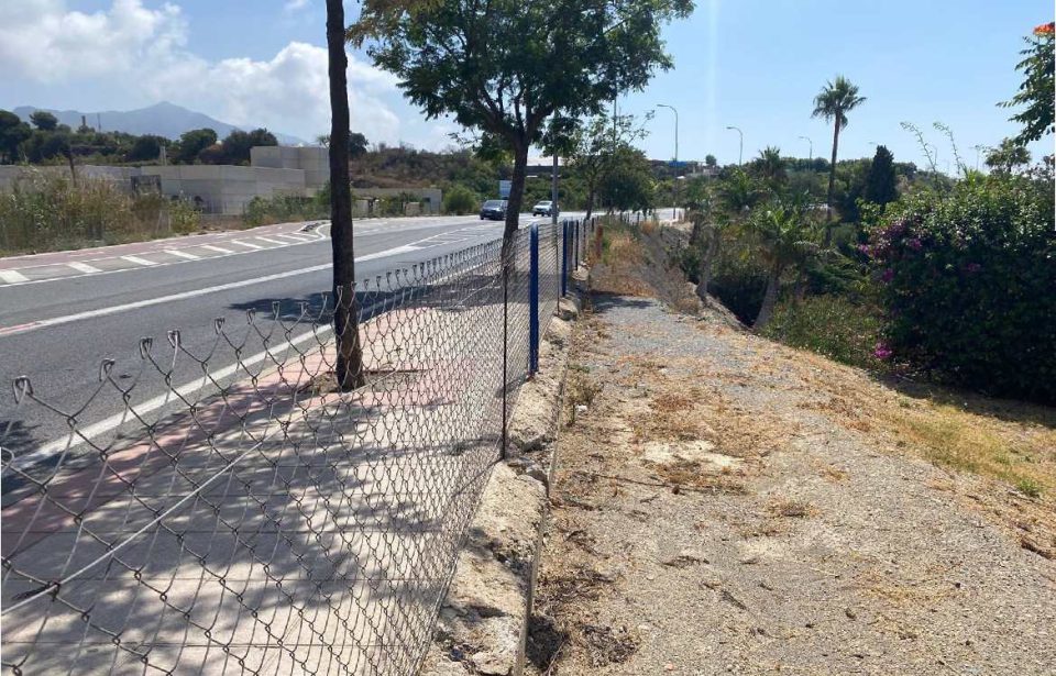 Salen a licitación las obras de ampliación del acerado de la antigua carretera N-340 entre Nerja y Maro