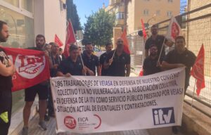 Los trabajadores de la ITV amenazan a la Junta: "Esto solo es el inicio"