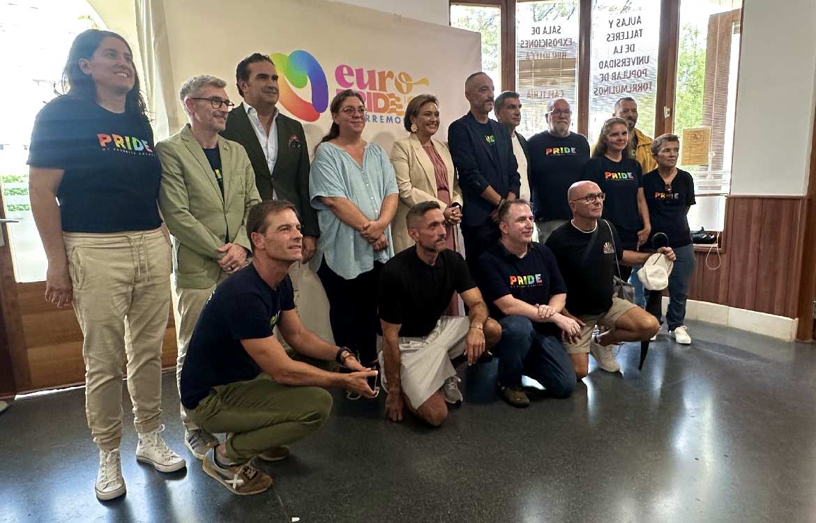 Organización de la candidatura de Torrremolinos para el Europride 2027. FIRMA: ALBA TENZA