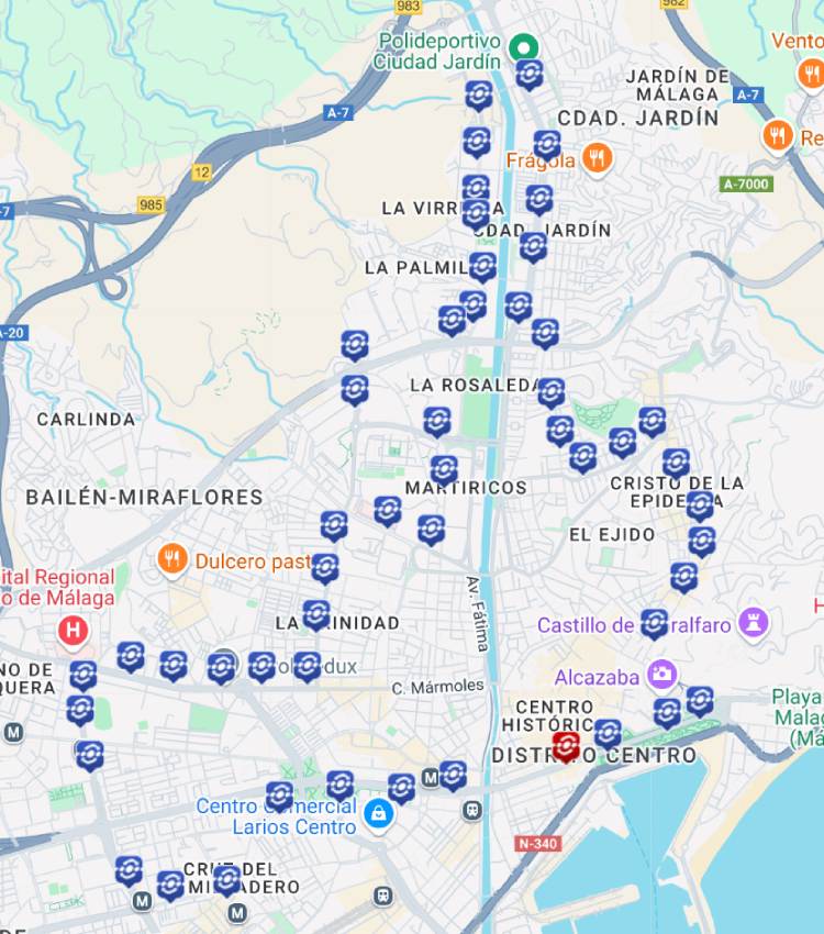 Cómo llegar al Campus de El Ejido, línea N2