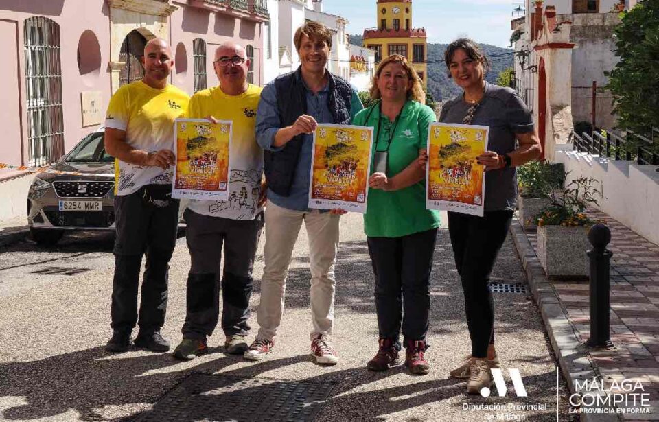 Ana María Jiménez y Diego Benítez, ganadores de la VII Copa Provincial de Carreras por Montaña de Carratraca.