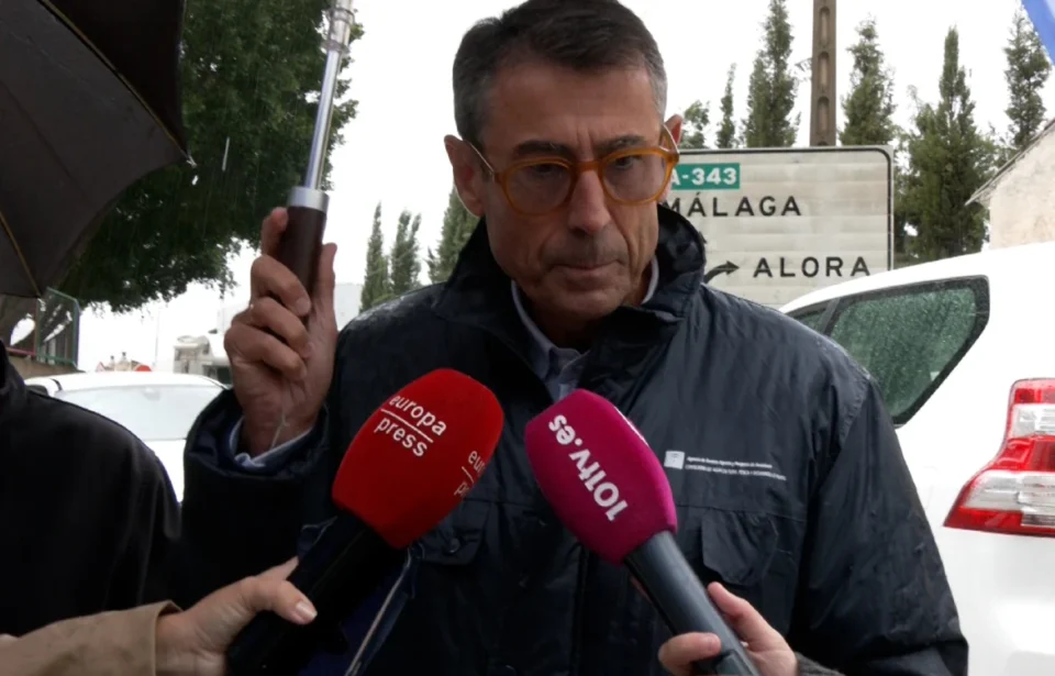 El delegado de Agricultura: “En lo que va de mes ya ha llovido más que todo el año pasado en el Guadalhorce”