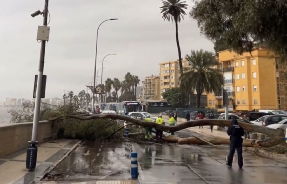 La capital registra más de una treintena de incidencias a causa de las intensas precipitaciones que ha dejado la DANA.