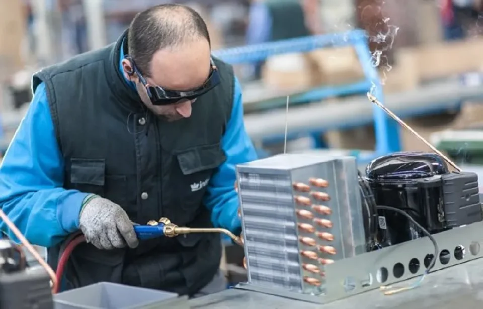 Producción industrial en Andalucía.