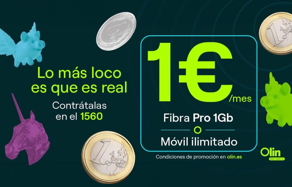 Olin Fibra 1GB 1€