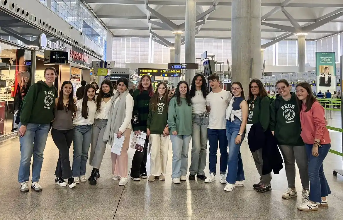 Uno de los intercambios de estudiantes del Colegio Sagrada Familia El Monte Fesd.