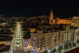 Así es el alumbrado de Navidad en Málaga