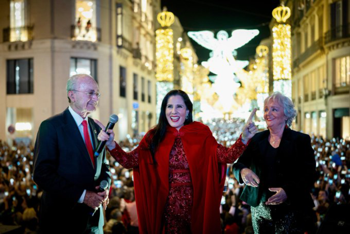 El espectáculo en calle Larios