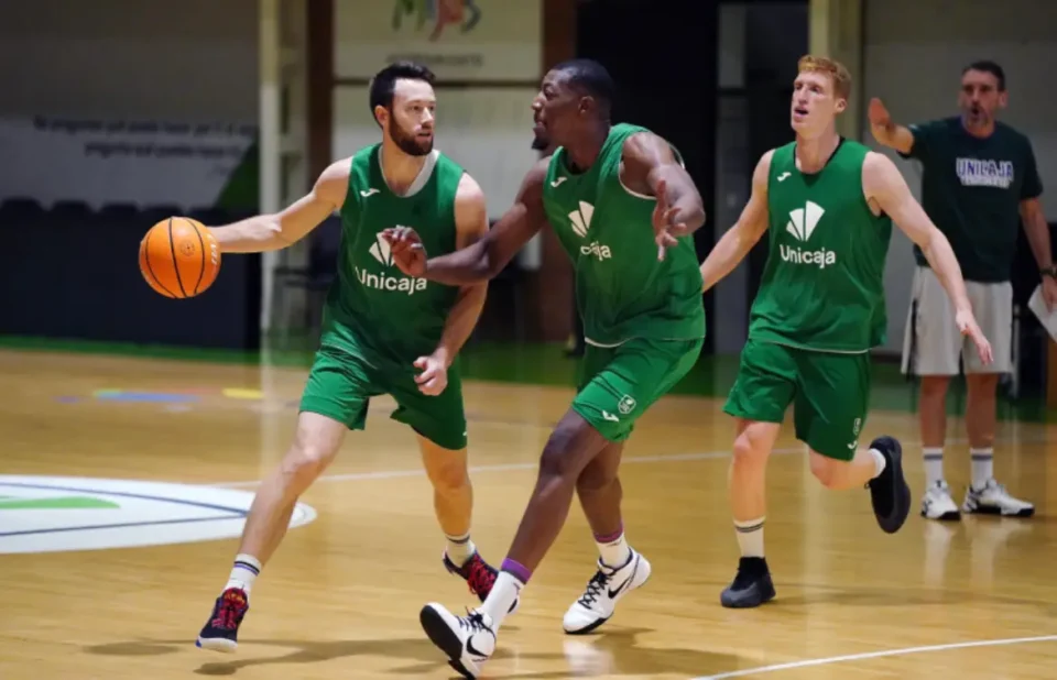 Entrenamiento de Unicaja