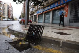 Destrozos en la capital de la Costa del Sol