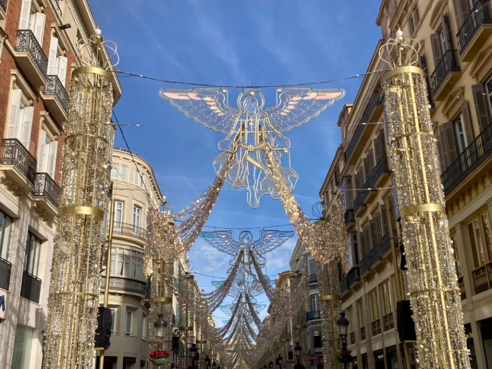 El alumbrado de calle Larios