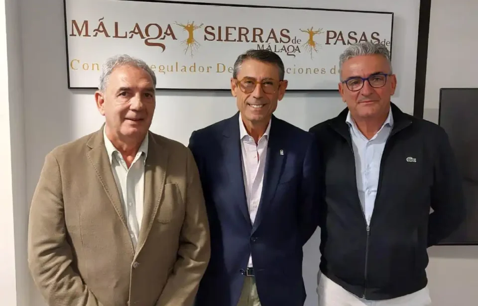 Vallejos Chaparro, nuevo presidente del Consejo Regulador de la Denominación de Origen, Sierras y Pasas de Málaga.