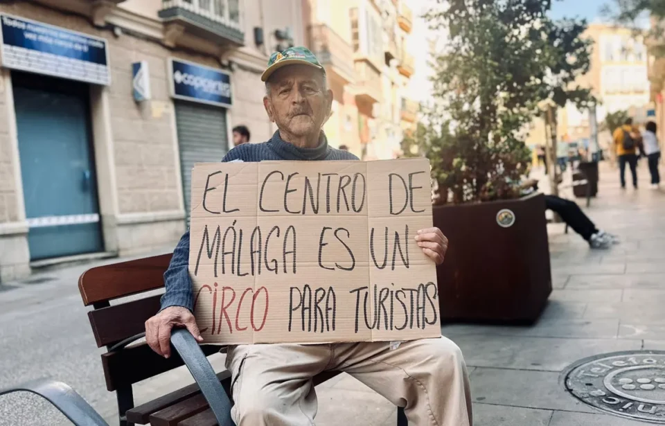 El centro de Málaga es un circo para los Turistas