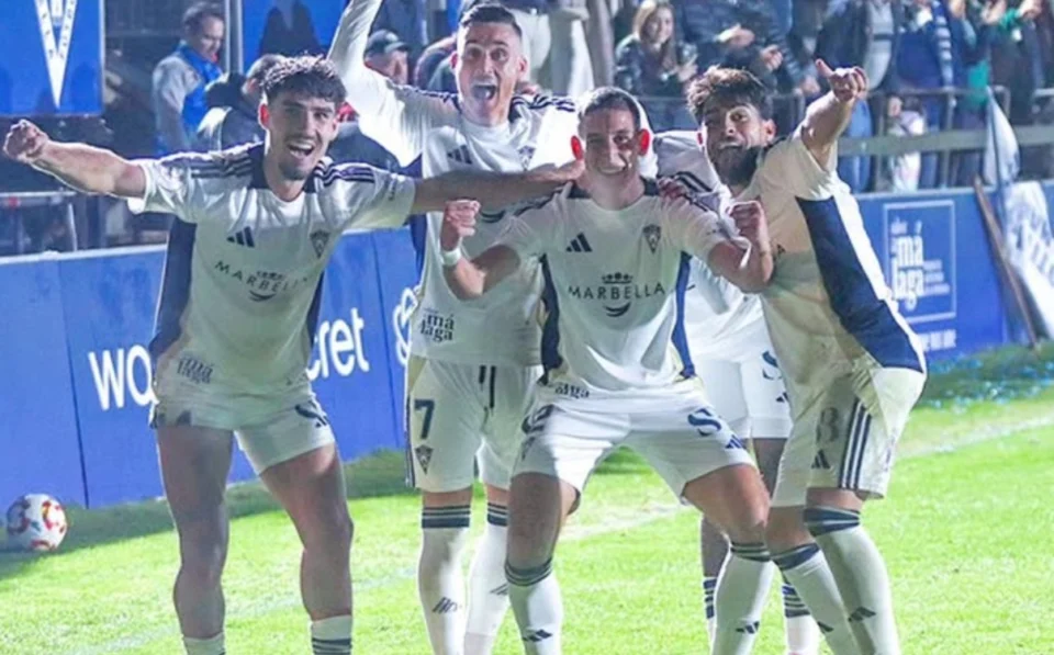 Fiesta del Marbella en la Copa del Rey