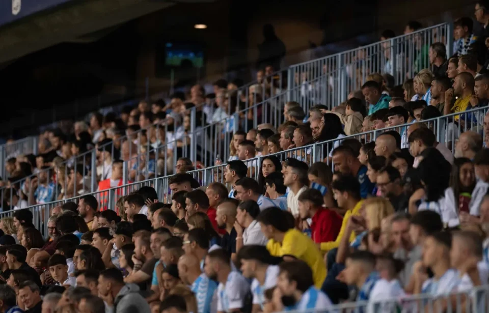 Málaga-Almería: La Rosaleda se prepara para vivir el mejor ambiente de la temporada